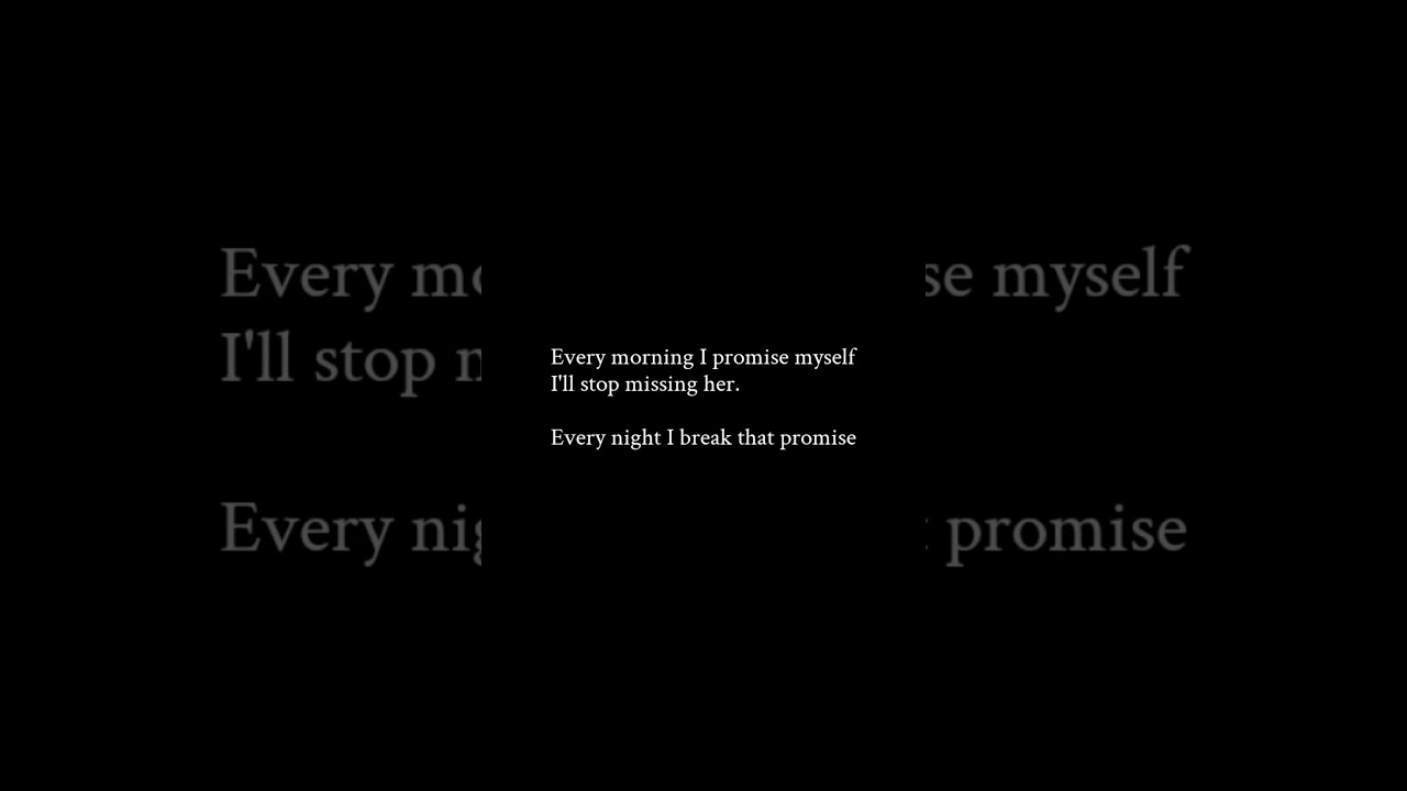 Every Morning I Promise, Every Night I Break 💔 #shorts #viral #quotes #quotesincodes #sad #pain#deep