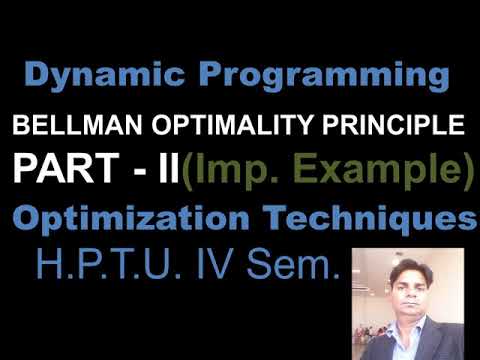 Bellman's principle of optimality. EX 2