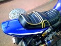 ホンダ CB400スーパーフォア 問合せNO.5423★ストライカーマフラー!タックロールシート!オーリンズサス!ブルー!