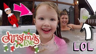 CHRISTMAS EVE SPECIAL - HOT TUB PARTY + SECRET SANTA REVEALED! - FAMILY TRADITIONS! VLOGMAS DAY 25!