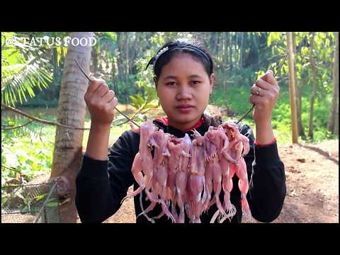 Awesome Quickly Cooking Fried Frog Recipe - Cook Frog Recipes - Village Food Factory