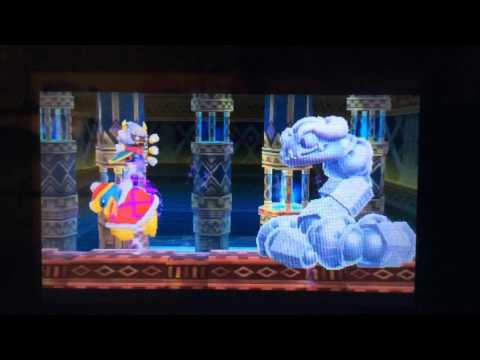 Kirby Triple Deluxe #14 The Snake Statue boss