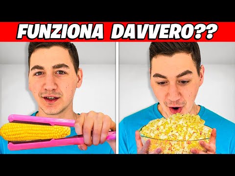 Provo i LIFE HACKS di CIBO per vedere se Funzionano Davvero!