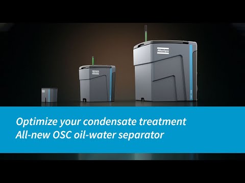 Atlas Copco | Optimize your condensate treatment | All-new OSC oil-water separator