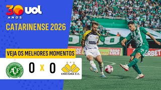 CATARINENSE 2026: MELHORES MOMENTOS CHAPECOENSE 0 X 0 CRICIÚMA