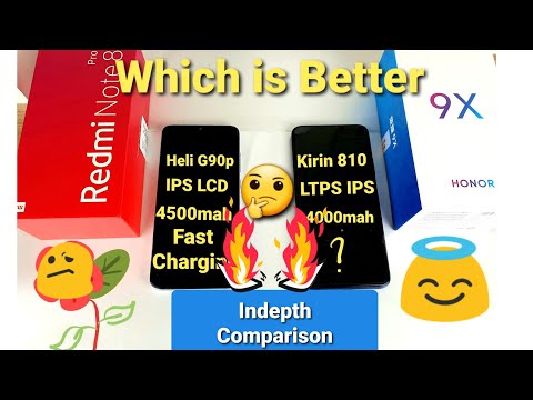 Honor 9x  vs redmi note 8pro which is better and indetail comparison