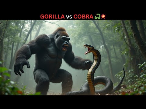 Gorilla vs. King Cobra: The Deadliest Jungle Battle Ever!