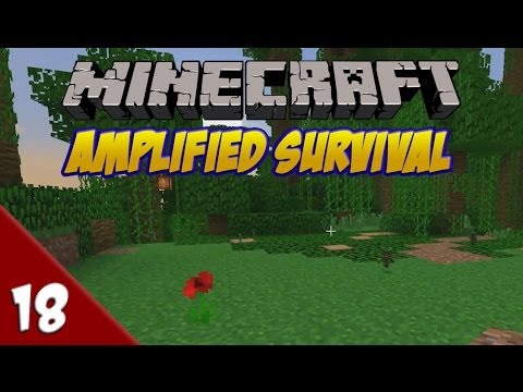 Minecraft Amplified Survival - Ep. 18 - Jungle Clearing
