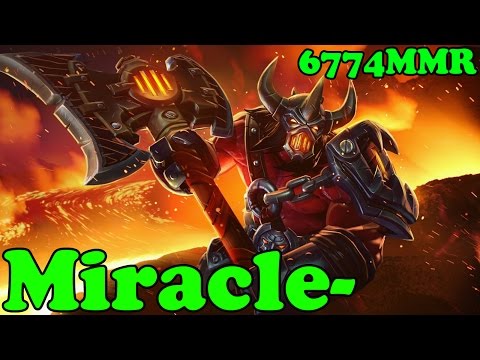 Dota 2 - Miracle- 6774 MMR Plays Axe vol 2# - Ranked Match Gameplay
