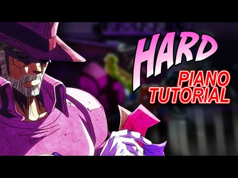 Last Train Home (JoJo's Bizarre Adventure: Stardust Crusaders Ending 2) - Piano Tutorial