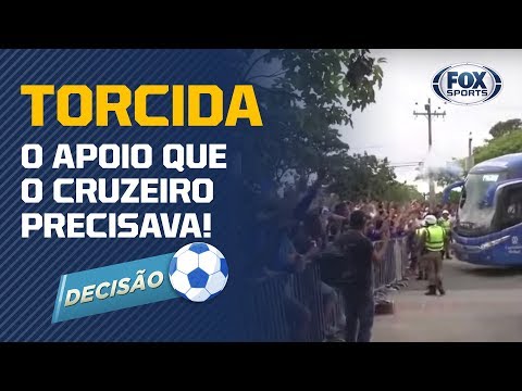 O APOIO INCONDICIONAL QUE O CRUZEIRO PRECISAVA! Veja chegada da Raposa no Mineirão