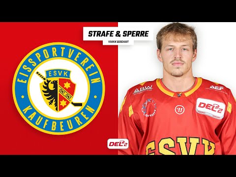 DEL2 | Yannik Burghart receives a one-game suspension | ESV Kaufbeuren
