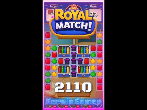Royal Match Level 2110 - No Boosters Gameplay