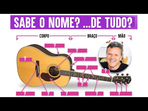 DESAFIO: VOCÊ CONHECE TODAS AS PARTES DO VIOLÃO? 🤔 ( poucos acertam)