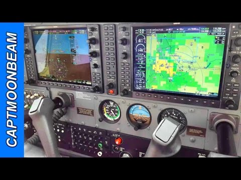 RAIN! and ATC, Cessna 182 Skylane Wichita to St Louis Landing
