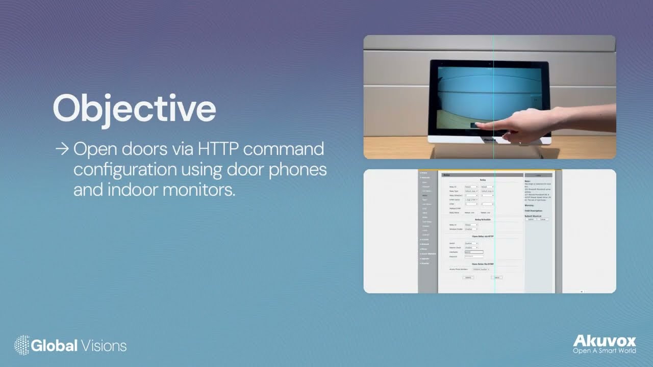 Opening Akuvox Doors via HTTP Command