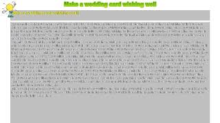 How to : Make a wedding card wishing well