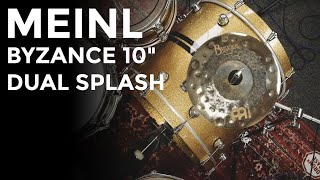 Video thumbnail for Meinl Byzance 10" Dual Splash Cymbal by Peter Lewis