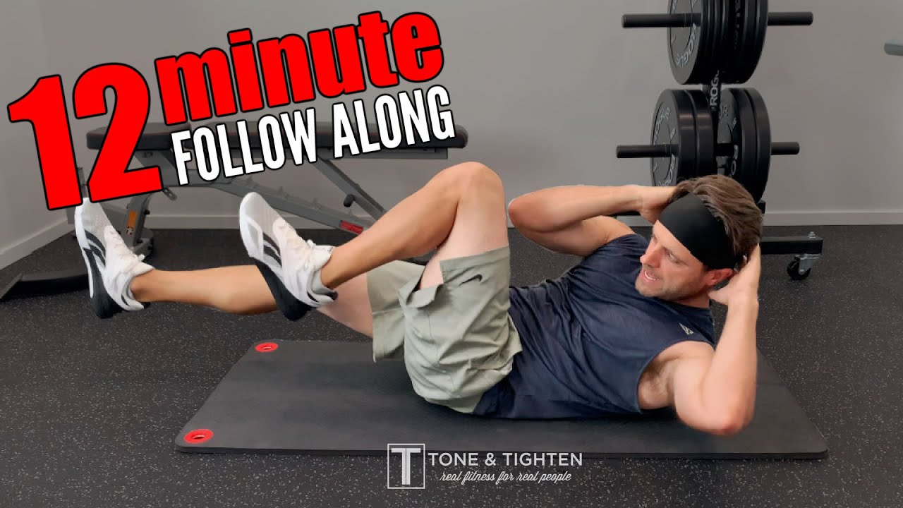 12 Minute Total Ab Workout (FOLLOW ALONG At Home!)