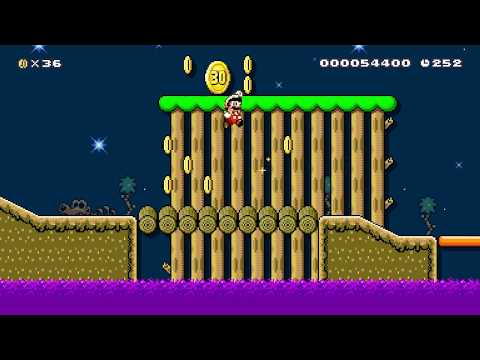 Super Mario Maker 2 🔧 Seesaw Swamp 🔧 by Stevey777