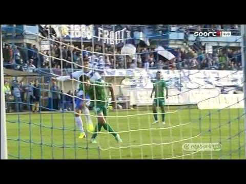 Bese Barnabás második gólja az MTK Budapest - Kaposvári Rákóczi mérkőzésen