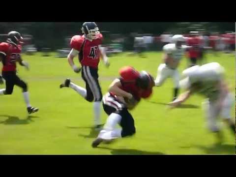 Groningen Giants @ Flevo Phantoms - INT 12 QB GG, nice tackle 65.MTS