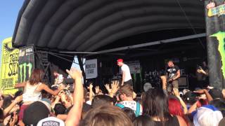 The Color Morale - Strange Comfort Live Warped Tour Pomona 6/20/14