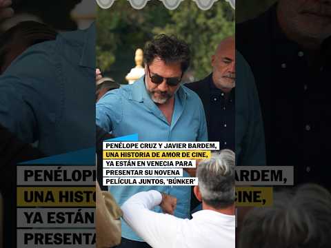 Penélope Cruz y Javier Bardem presentan en el Festival de Venecia su nueva película, ‘Búnker’