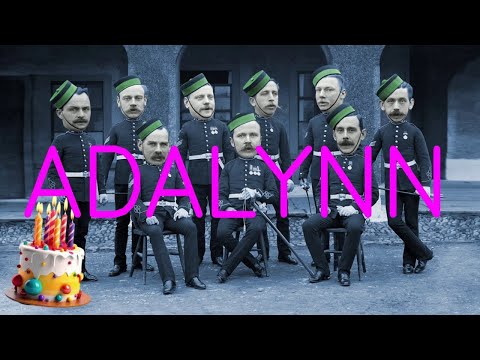 CHOIR SINGS ADALYNN HAPPY BIRTHDAY SONG!!! (HAPPY BIRTHDAY ADALYNN)