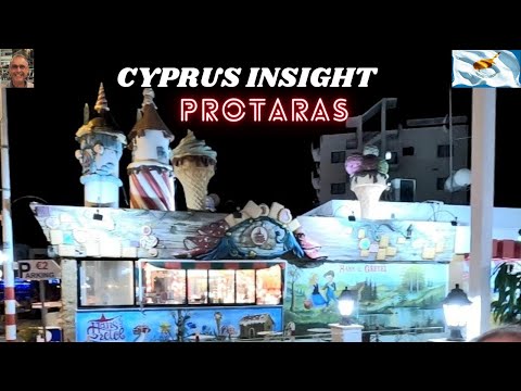 Walking off My Dinner on Protaras Strip Cyprus.