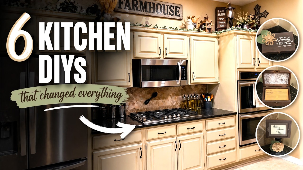 These 6 Kitchen DIYs Made My Home Feel SO Cozy