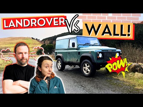 LANDROVER vs WALL! - Life In Our Cottage On The Isle of Skye - Scottish Highlands - Ep59