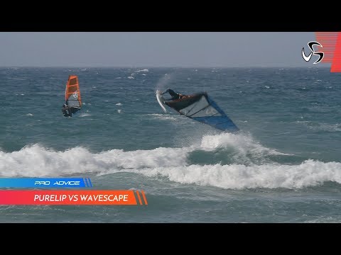 Purelip vs Wavescape | Loftsails wave sails by Diony Guadagnino