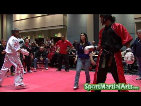 Jason Bourelly vs. Steve Lennon - Team Sparring Finals - Amerikick Internationals 2011