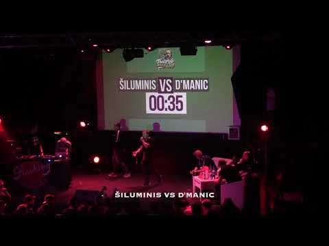 Šiluminis vs D'Manic // Freestyle MC Battle 2017 Pusfinalis
