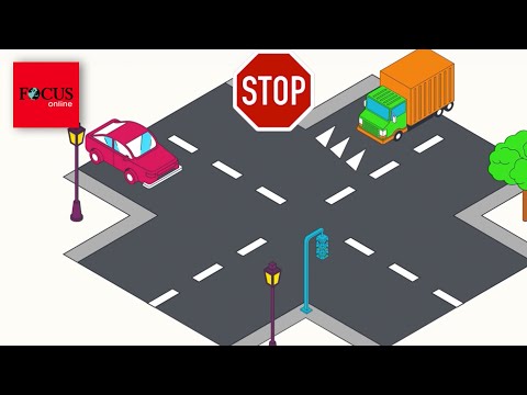 "Haifischzähne" auf der Straße: Kennen Sie dieses neue Verkehrssymbol?