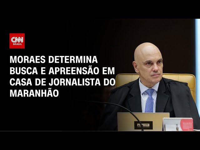 Moraes determina busca e apreensão a jornalista após reportagem sobre Dino | BASTIDORES CNN