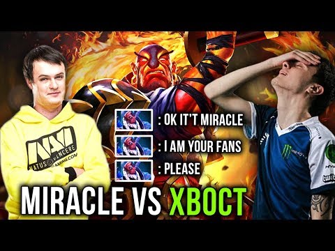 Miracle- Ember Spirit vs XBOCT + Matumbaman + MinD_ContRoL + his fan - Dota 2