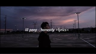lil peep - honestly {lyrics}