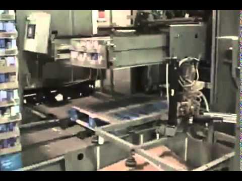 Whallon LP600 Case Palletizer Loading Pallets