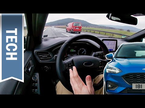 Ford Intelligent Drive Assist & Fahrspur-Pilot im Ford Focus im Test / teilautonomes Fahren