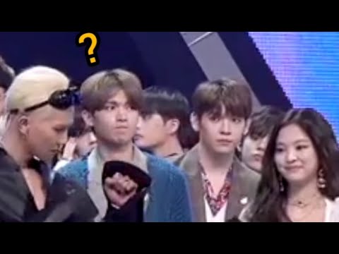 IDOLS REACTION TO JENNIE AND MINO (MINNIE) | Music Core'da Mino Jennieyle şakalaşıyor
