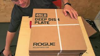 Rogue Deep Dish Plates - 45LBS Unboxing