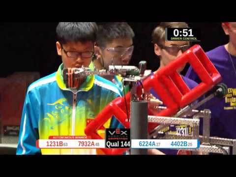 2015 VRC-MS Oppo Q144 -  (1231B 6224A) 65-Opportunity Div-VRC Middle School-VEX Worlds 2015