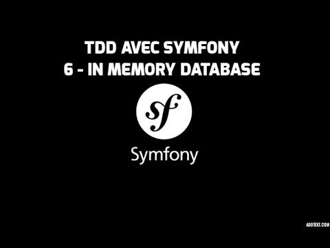 Formation Symfony 3 6 In Memory Database Test Driven Development