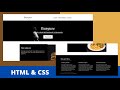 Créer un Site Vitrine Complet étape par étape en HTML & CSS