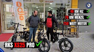 Rks xs25 Pro ve xs75 Pro Elektrikli Bisiklet İnceleme / 750 watt Motor Gücü E-bi