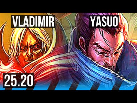 VLADIMIR vs YASUO (MID) | 13/1/11, Legendary | NA Grandmaster | 25.20