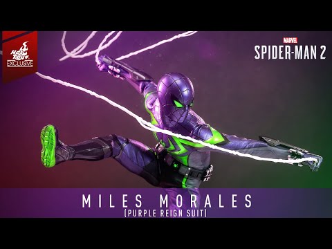 Hot Toys Marvel’s SPIDER-MAN 2 MILES MORALES [Purple Reign Suit] Hot Toys Exclusive