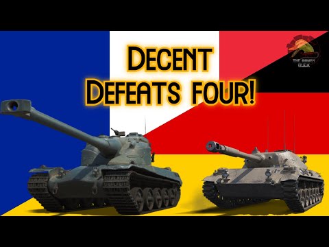 AMX 50 B & HWK 30 Decent Defeats Four! II Wot Console - World of Tanks Console Modern Armour
